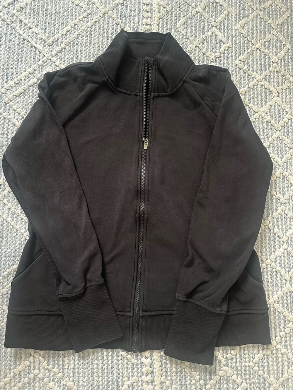 Athleta Black Lightweight Zip Hoodie
